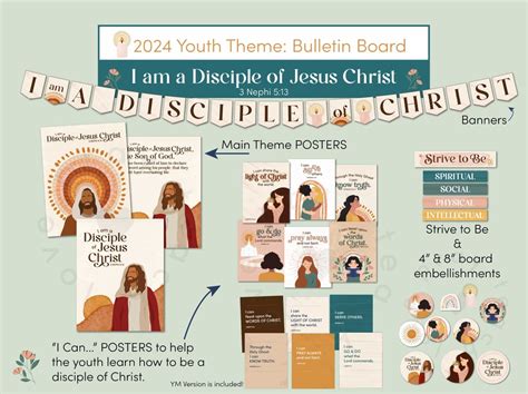 2024 Youth Theme I Am A Disciple Of Jesus Christ 3 Nephi 5 13 Printable