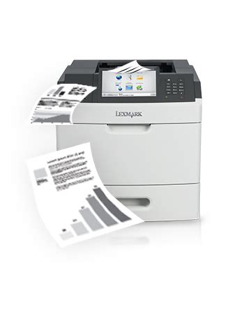 Ms Series Monochrome Laser Printer Lexmark Large Work Volume