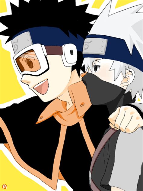 Obito Uchiha and Kakashi Hatake - obito uchiha Fan Art (36544240) - Fanpop