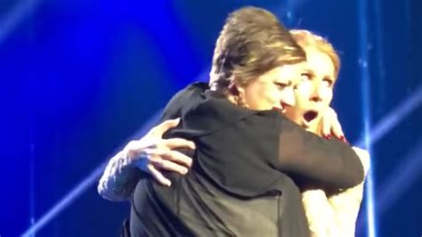 Celine Dions Reaction To The Fan Who Ran On Stage And Humped Her Is