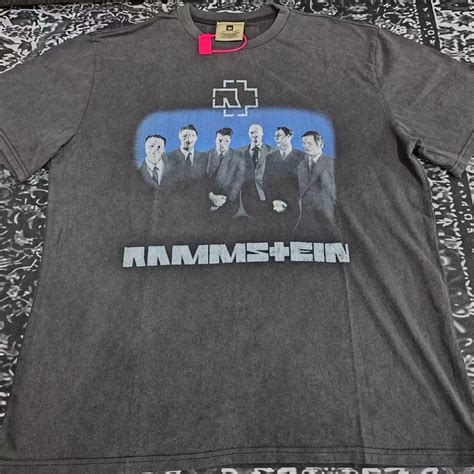 Rammstein Tshirt Men S Fashion Activewear On Carousell