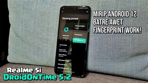 Review Custom ROM DotOS 5 2 Android 11 Realme 5i UI Simple YouTube