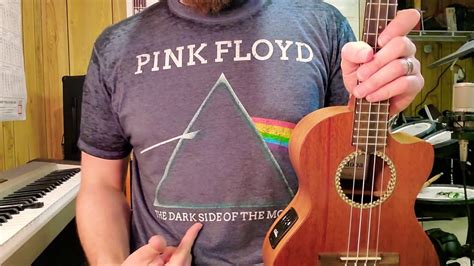 Us And Them Pink Floyd Ukulele Tutorial How To Play Pink Floyd Dark