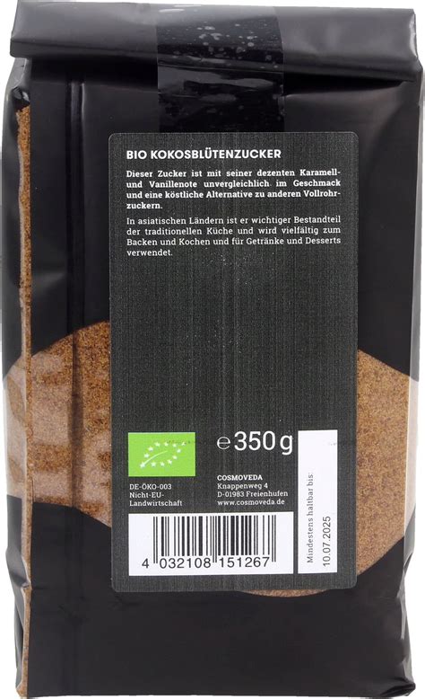 Cosmoveda Kokosbl Tenzucker Bio Ayurveda Sterreich