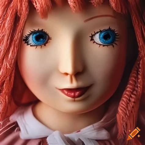 Portrait Of A Realistic Raggedy Ann Doll On Craiyon