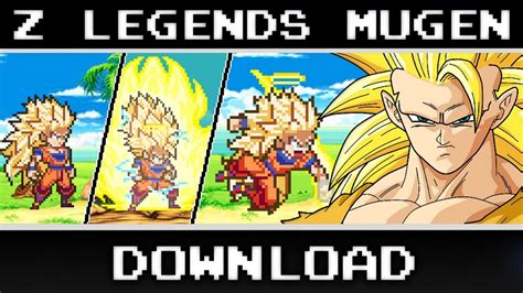 DEVLOG 3 Z LEGENDS 2 MUGEN Goku SSJ3 By Game Zip MUGEN CHAR