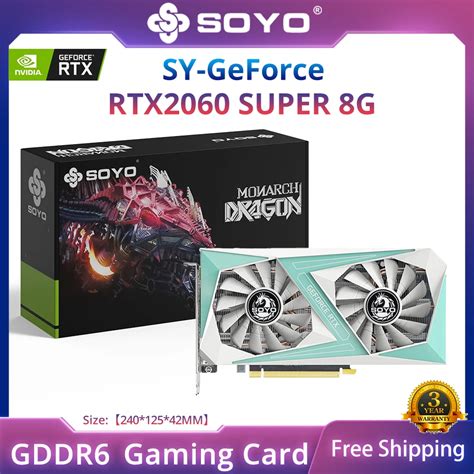 SOYO Full New RTX 3060 12GB GDDR6 NVIDIA GPU 192bit DP 3 40 OFF