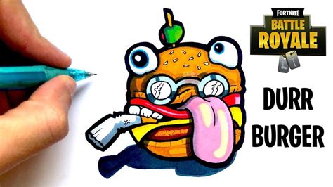 Coloriage Fortnite Skin Burger Comment Dessiner Le Durr Burger Fortnite