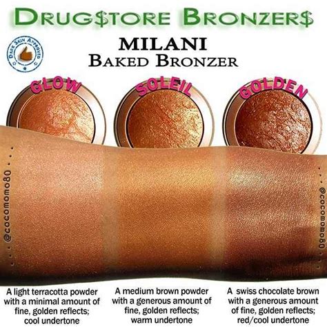 Milani Baked Bronzer Swatches