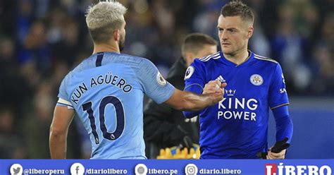 Sergio Agüero tendrá un mano a mano con Vardy por el máximo goleador