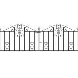 Regent Metal Driveway Gates 3ft High Cannock Gates