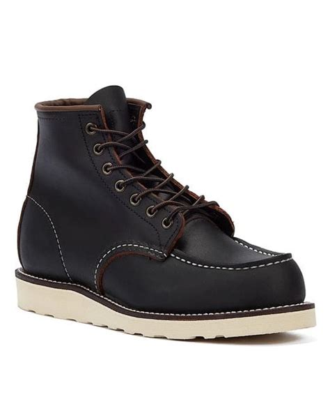 Red Wing Heritage Work Inch Moc Toe Prairie Men S Boots In Black For