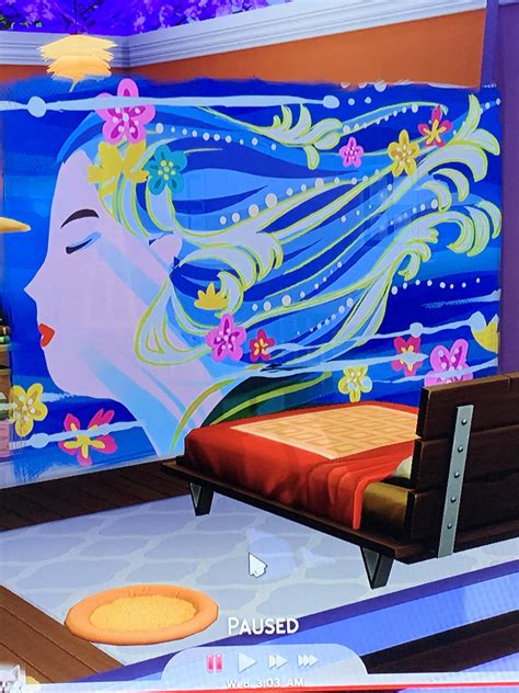 My Sims Painted A Mural On The Wall R Sims