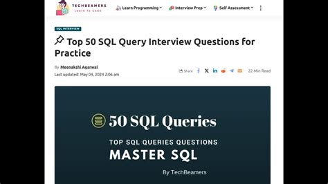 Sql Queries For Practice With Solutions Youtube