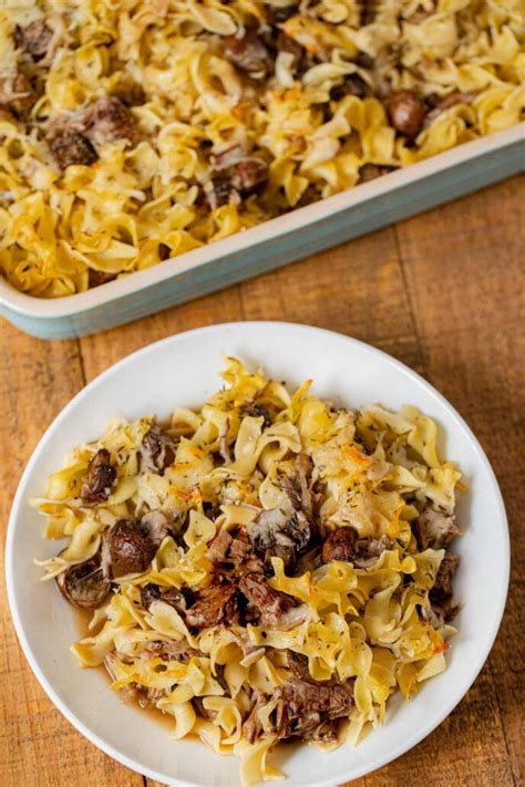 French Onion Beef Noodle Bake Leftovers Recipe Dinner Then Dessert