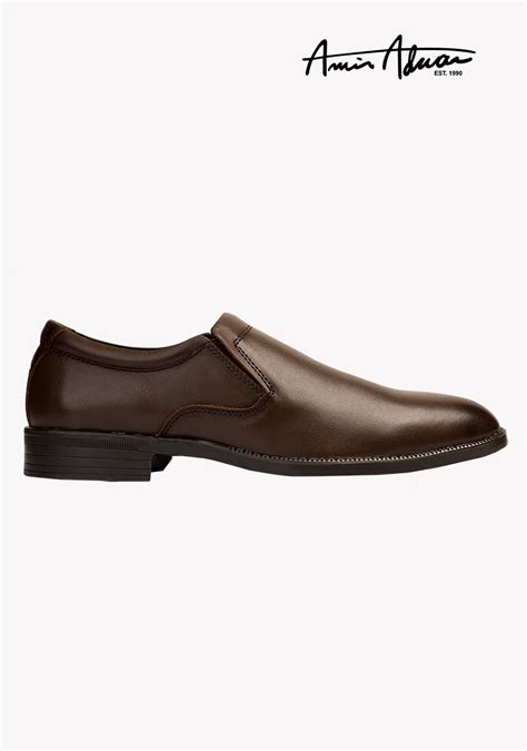 Classic Leather Brown Shoes Amir Adnan