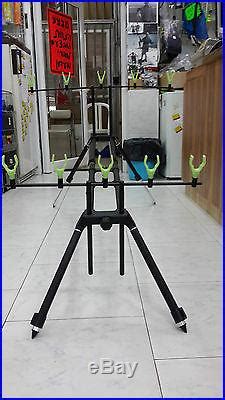 Fishing Rod Pod Carp Aluminum U V Holders Case Stand For Rods S I