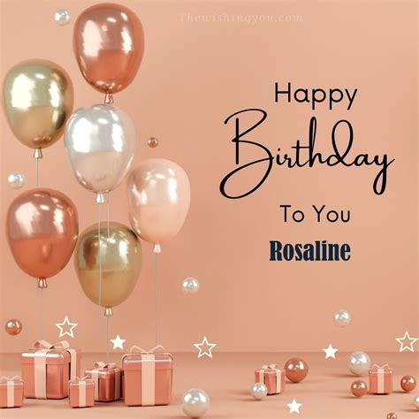 Hd Happy Birthday Rosaline Cake Images And Shayari