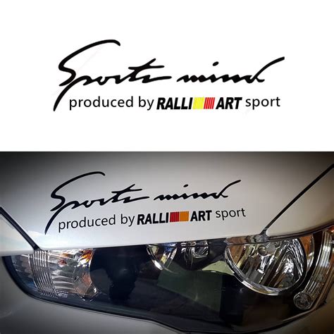 Adesivo Ralliart Sports Mind P Mitsubishi Lancer The Spirit R