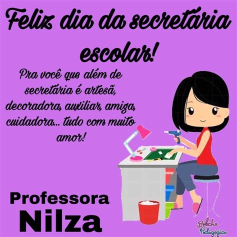Mensagens Para Secretária Escolar - 5