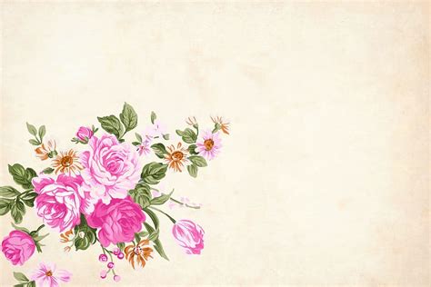 Flower Background Copyspace Flower Background Floral Border