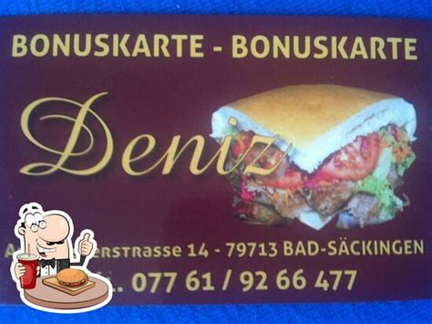 Speisekarte Von Deniz Kebab Restaurant Bad S Ckingen