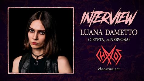 Interview With Luana Dametto About Crypta S New Album Shades Of Sorrow