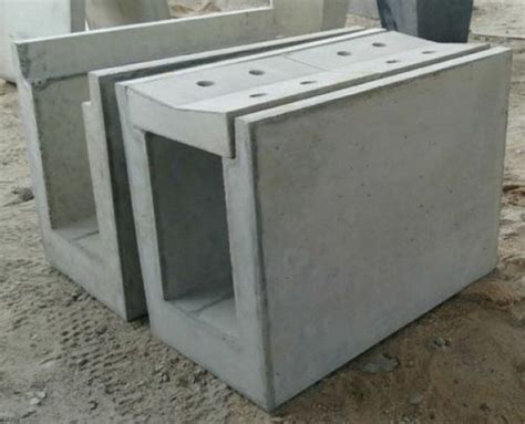 Gray Precast Rcc U Shape Drain At Best Price In Ahmedabad Ace