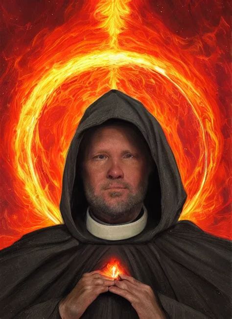 Detailed Portrait Of Fr Mike Schmitz Wearing A Cloak Stable Diffusion