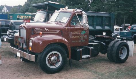 Brown Mack B61 Tractor - Antique and Classic Mack Trucks General ...