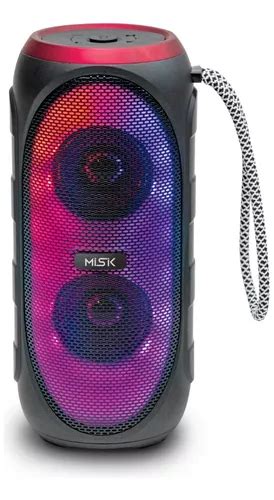 Misik Bocina Bluetooth Subwoofer Sd Radio Aux Tws Color Negro