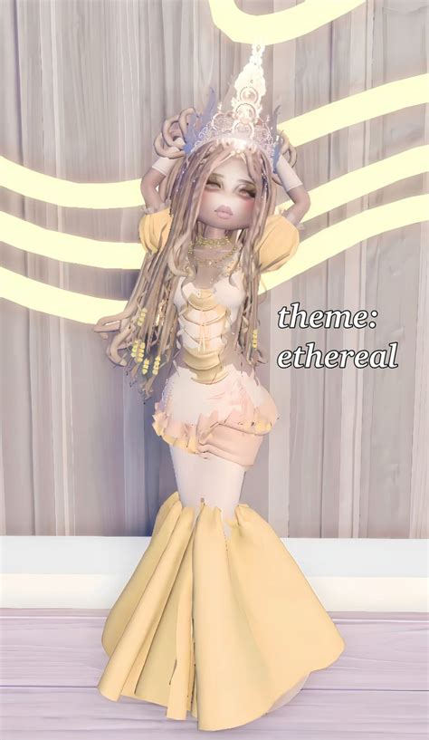 Theme Ethereal Roblox Dress To Impress In 2024 Ethereal Outfits