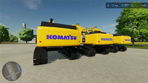 Komatsu 11 Large Excavators V10 Fs22 Mod Farming Simulator 22 Mod