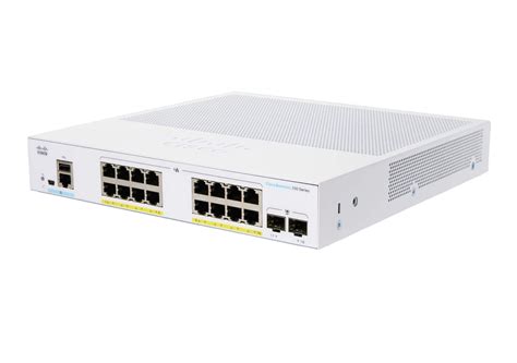 Cisco Business CBS250 16P 2G Smart Switch 16 Port GE PoE 2x1G SFP