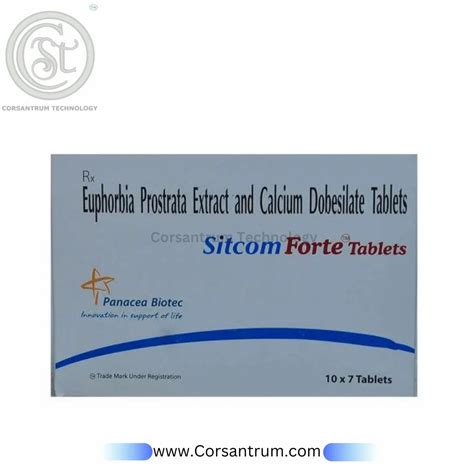 Sitcom Forte Tablets At Rs Stripe Haemorrhoid In Surat Id