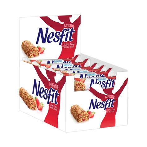 Nestle Nesfit Çilekli Tam Tahıllı Bar 23 5 Gr x 16 Adet Marketpaketi