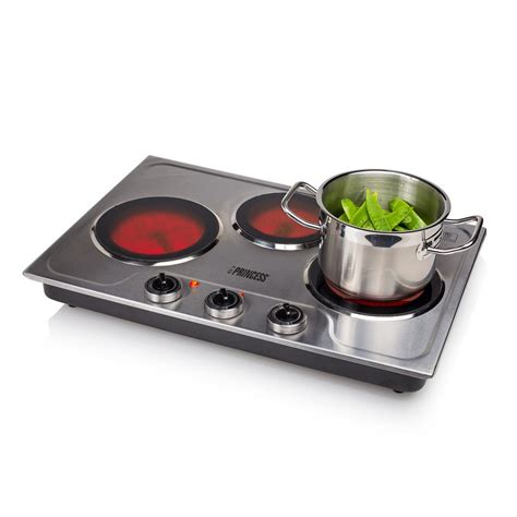 Princess 303009 Ceramic Hot Plate With 3 Burners Princess