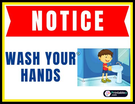 35 Wash Hands Sign Download Free Printable Pdfs