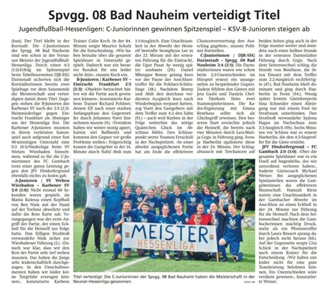 Wir Sind Hessenmeister Spielvereinigung 08 EV