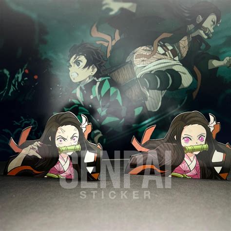 Jual Demon Slayer Senpai Sticker Stiker Anime D Ter Murah Kimetsu No