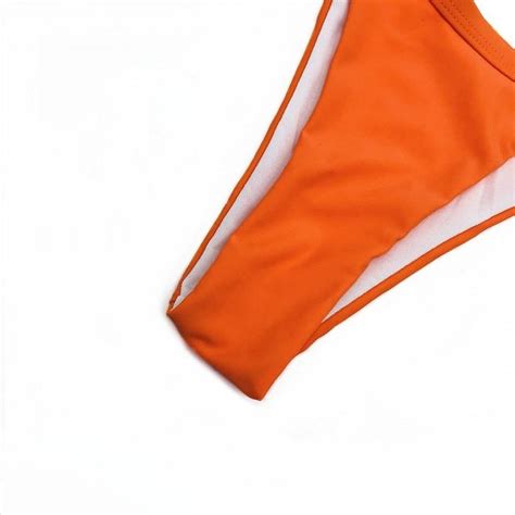 SW055 ブラジリアンビキニ 水着 ビキニ ブラジリアン シンプル 三角ビキニ ブラック ホワイト イエロー オレンジ bikini onze 11 通販 Yahoo ショッピング