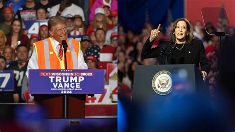 Harris And Trump To Hold Dueling Rallies In Milwaukee In Final Days Of