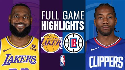 LAKERS Vs CLIPPERS FULL GAME HIGHLIGHTS January 24 2024 NBA 2K24