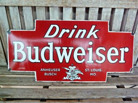 Vintage Set Of 8 Budweiser Bud Man Stickers Decals Large 7 9 Inches