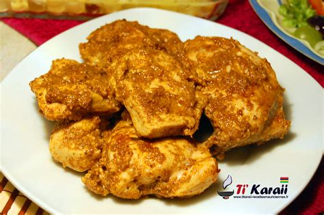 Poulet Tandoori Recette Sans Colorant Ti Karaii