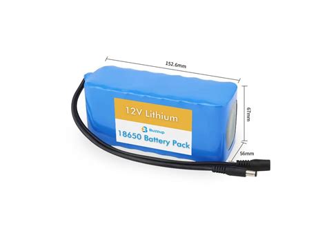 Buzzup 12V 10000mAh-12000mAh 18650 lithium Battery - Buzzup Battery