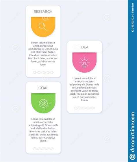 Desenho Infogr Fico Vertical Cones E Op Es Ou Etapas Linha