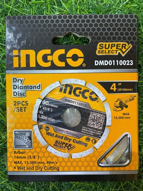 Ingco 2PCS Wet And Dry Diamond Cutting Disc 4 DMD0110023 Lazada PH