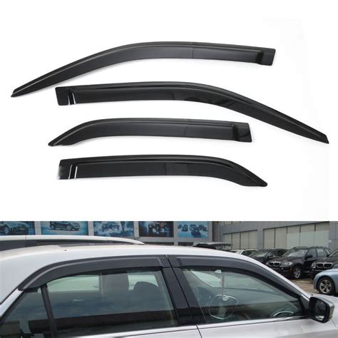 Pcs New Car Out Channel Window Rain Guard Wind Deflector Visors Strip