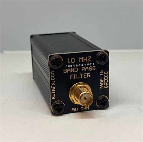 10 Mhz Band Pass Filter